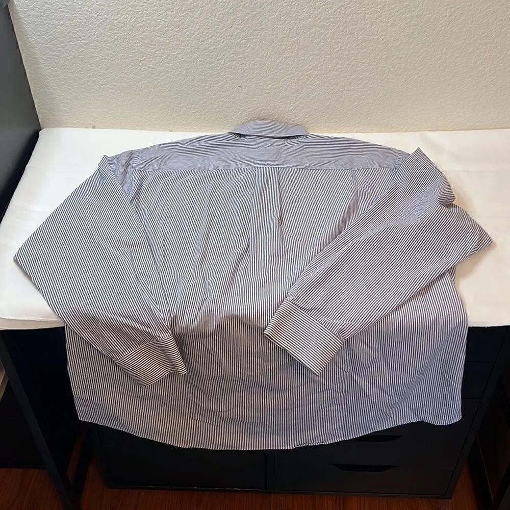 Nordstrom Men's Button-Down Long Sleeve Shirt - Size 17-1/2-35 - Picture 3 of 6